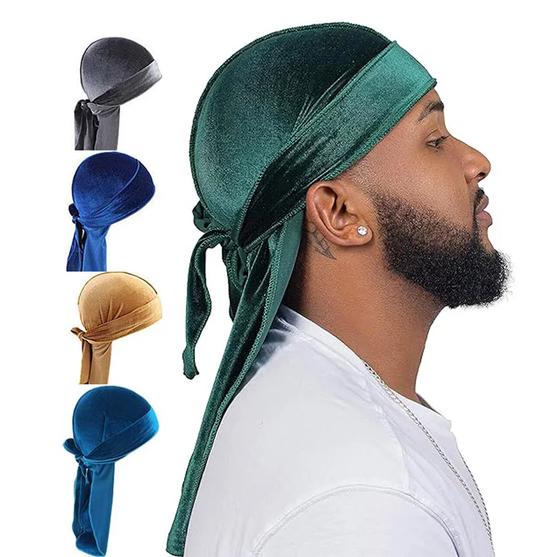 Streetwear Brand Hats - kkjoy Unisex-Samt-Durags, Bandana, Turban, atmungsaktive Mütze