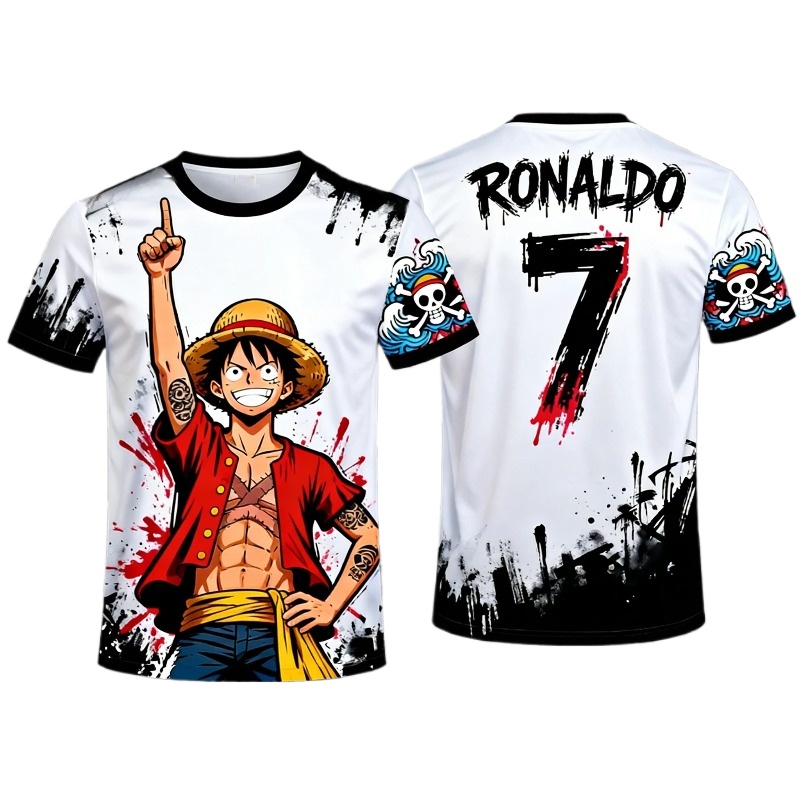 One Piece Luffy No.7 Co-Brande – Streetwear Brand Jersey Bewertung und Preis