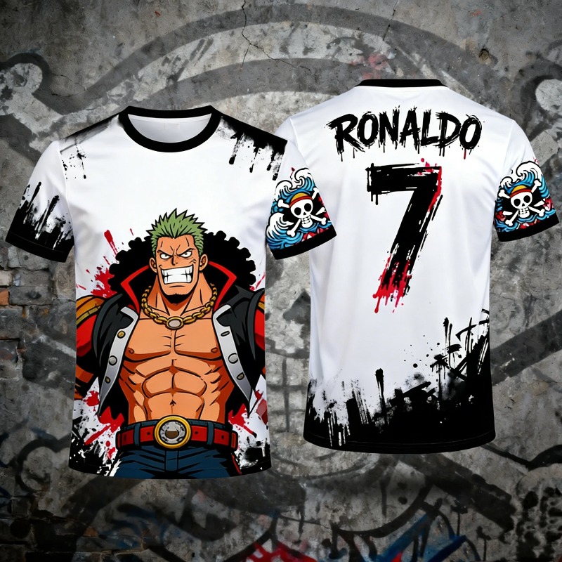 One Piece Luffy No.7 Co-Brande – Streetwear Brand Jersey Bewertung und Preis