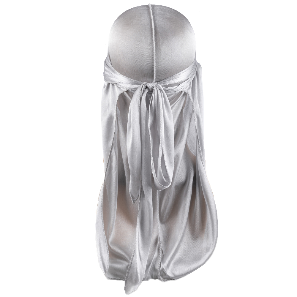 Schwarzer Satin-Durag mit lang – Streetwear Brand Hats Bewertung und Preis